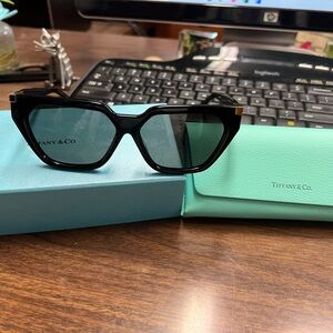 Tiffany & Co. Black Cat-Eye Sunglasses